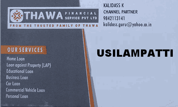 Thawa lic housing finance Home Loan consultants in Usilampatti